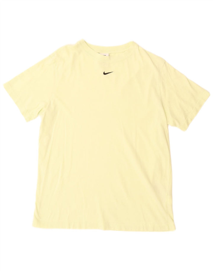 Nike T-shirt top XS gul bomuld til mænd