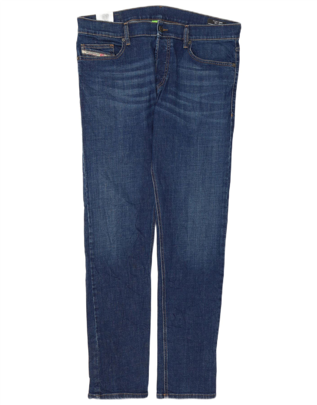 Diesel Herre D-Luster Stretch Slim Jeans W34 L32 Blå Bomuld