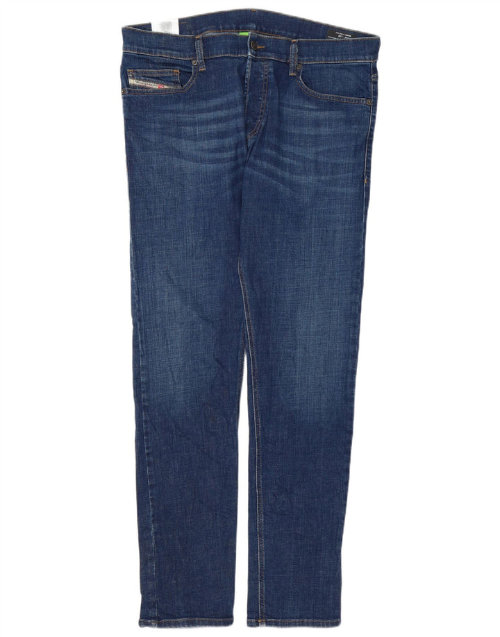 Diesel Herre D-Luster Stretch Slim Jeans W34 L32 Blå Bomuld
