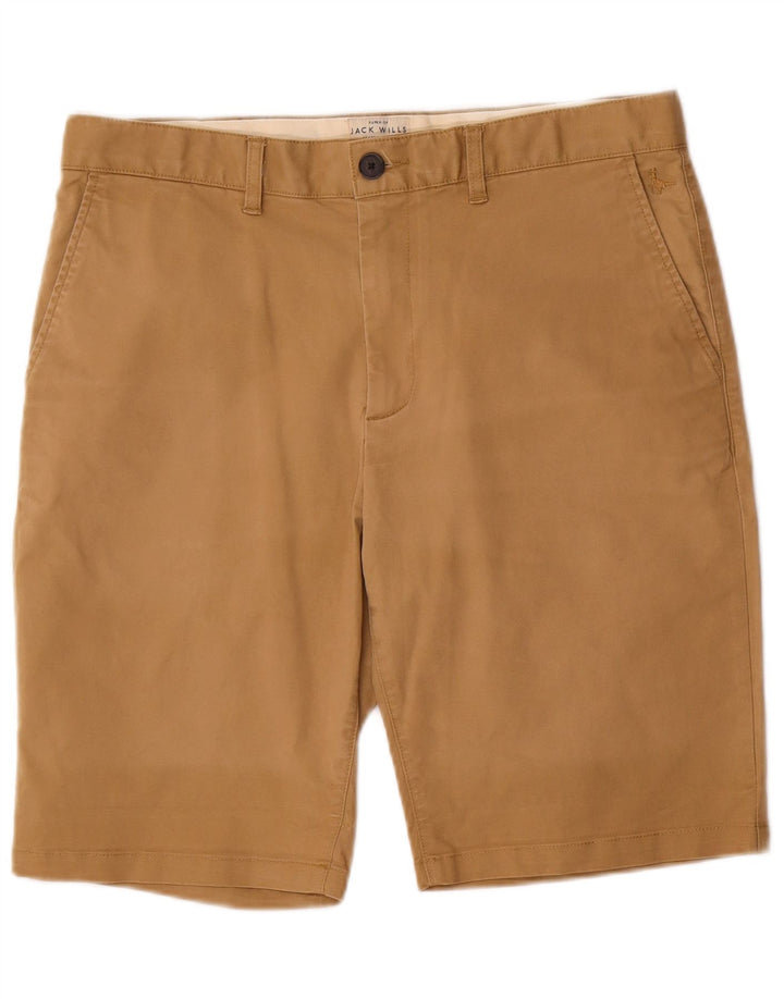 Jack Wills Herre Chino Shorts W34 Stor Beige Bomuld