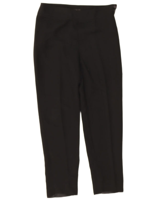 Zara Dame tilspidsede Casual Bukser EU 40 Medium W30 L27 Sort