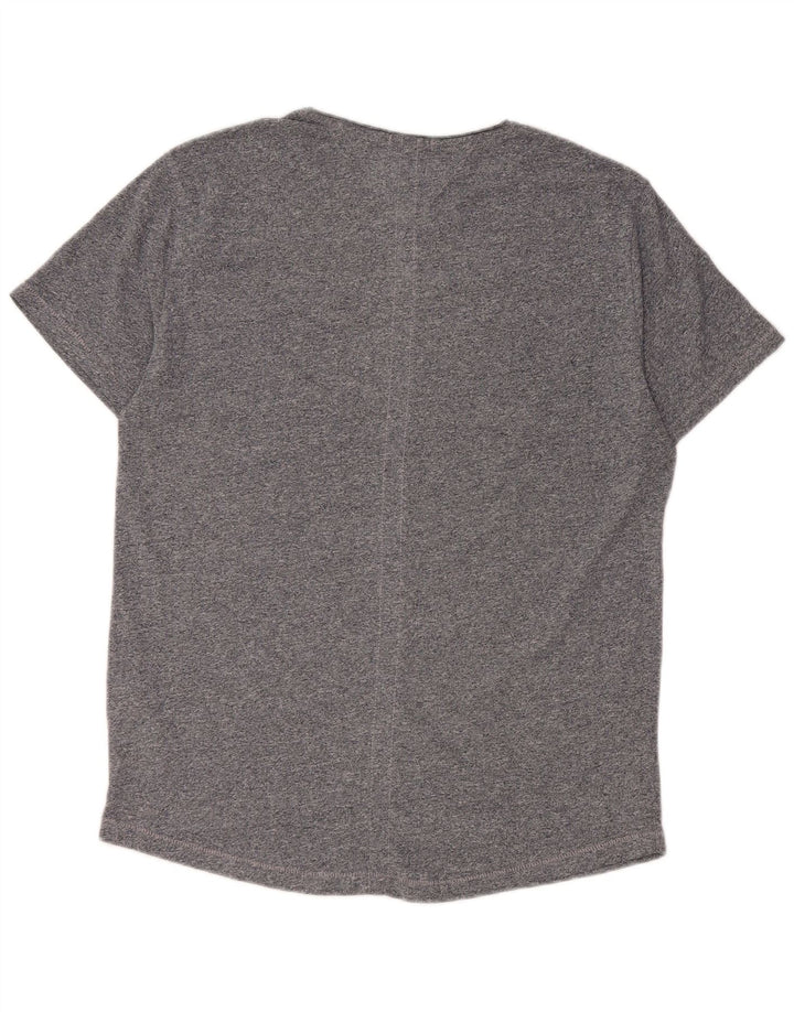 Tommy Hilfiger Herre Regular Fit T-shirt Top Small Navyblå Flecked Bomuld