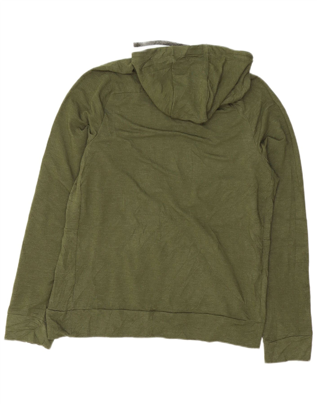 Nike Herre Dri Fit Hoodie Jumper Medium Khaki Rayon