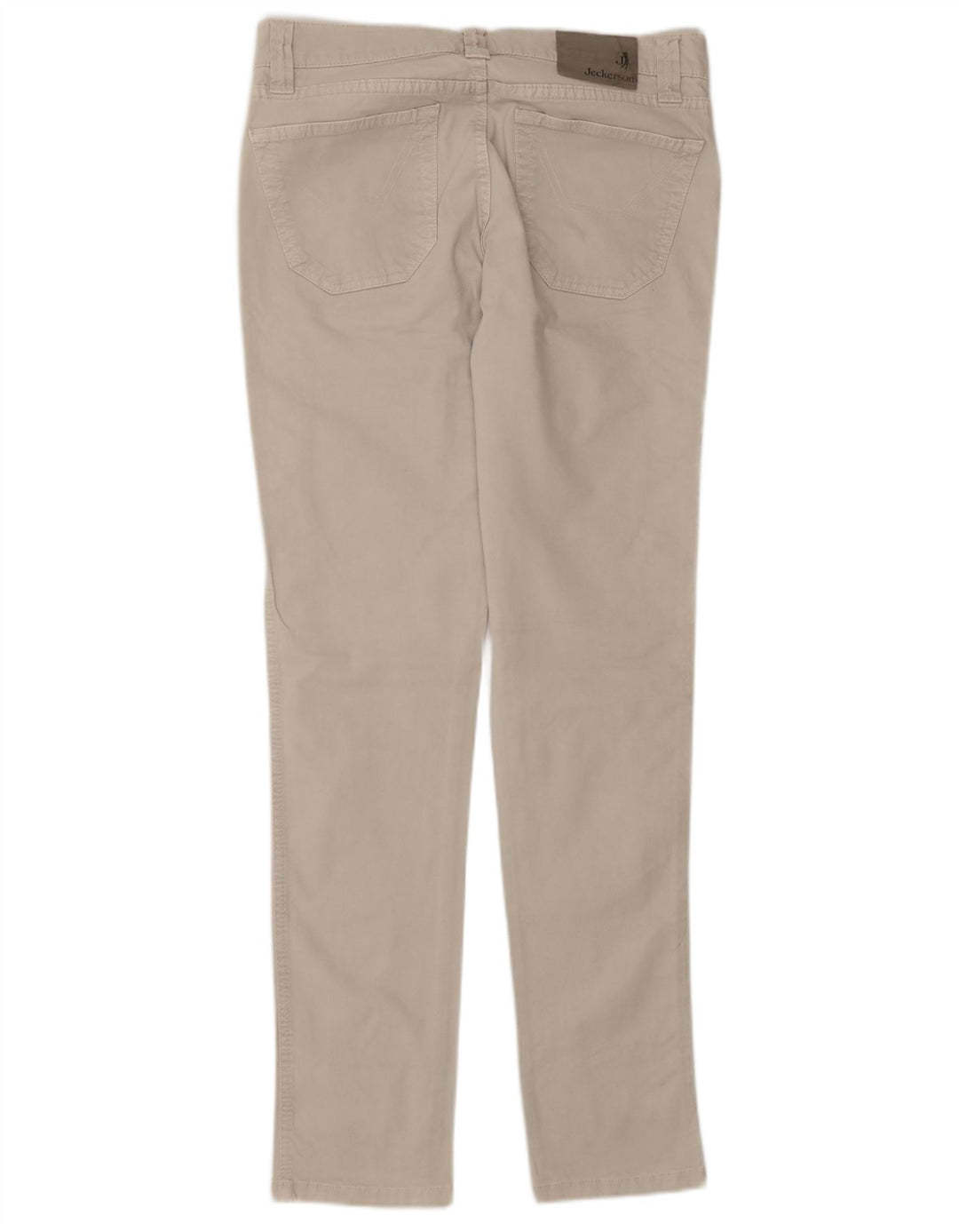 Jeckerson Herre Slim Jeans W30 L30 Beige Bomuld