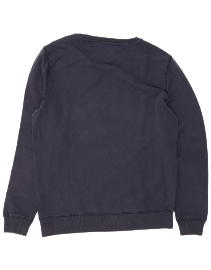 Tommy Hilfiger Herre Sweatshirt Jumper Stor Marineblå Bomuld