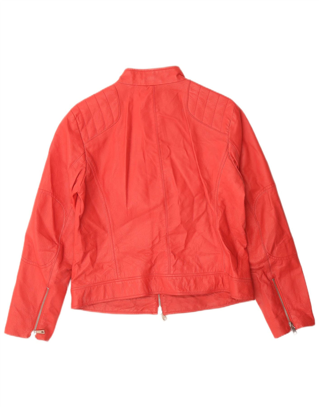 Linea Emme Dame Læderjakke UK 16 Large Red