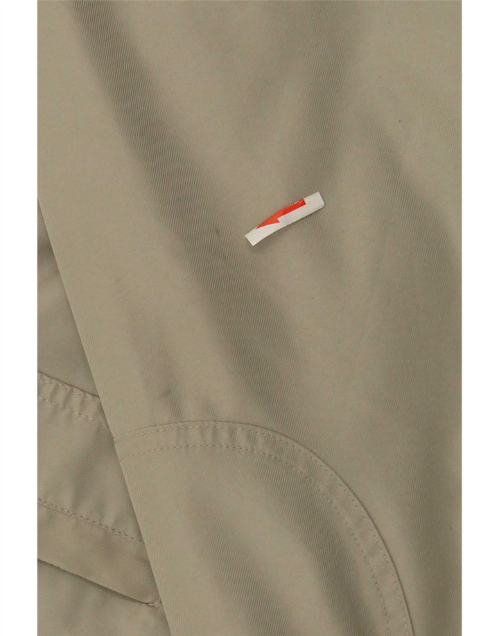 Adidas Herre Windbreaker Jacket UK 38/40 Medium Grey Polyester
