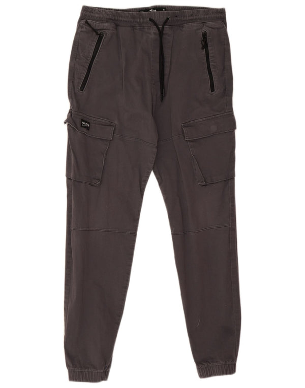 Hollister Herre Skinny Joggers Cargo Bukser Medium W30 L29 Grå Bomuld