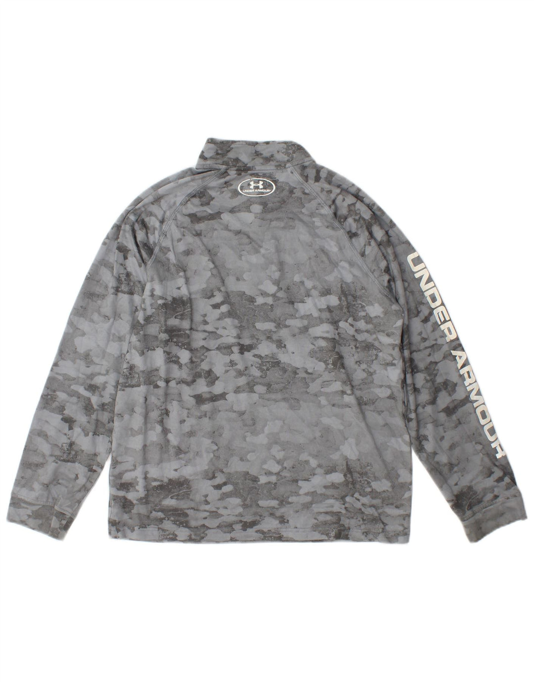 Under Armour Drenge Pullover med lynlås-hals træningsdragt Top 13-14 år XL Grå