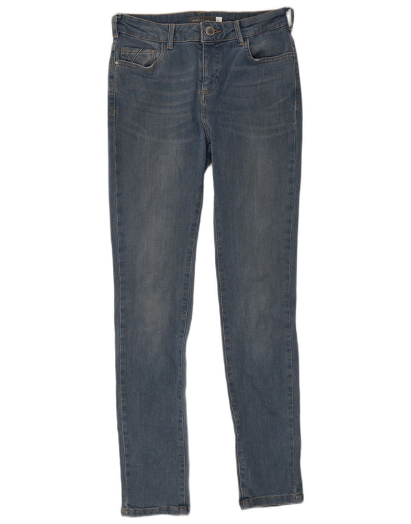 MINT VELVET Dame Slim Jeans UK 8 Small W26 L28 Blue Bomuld