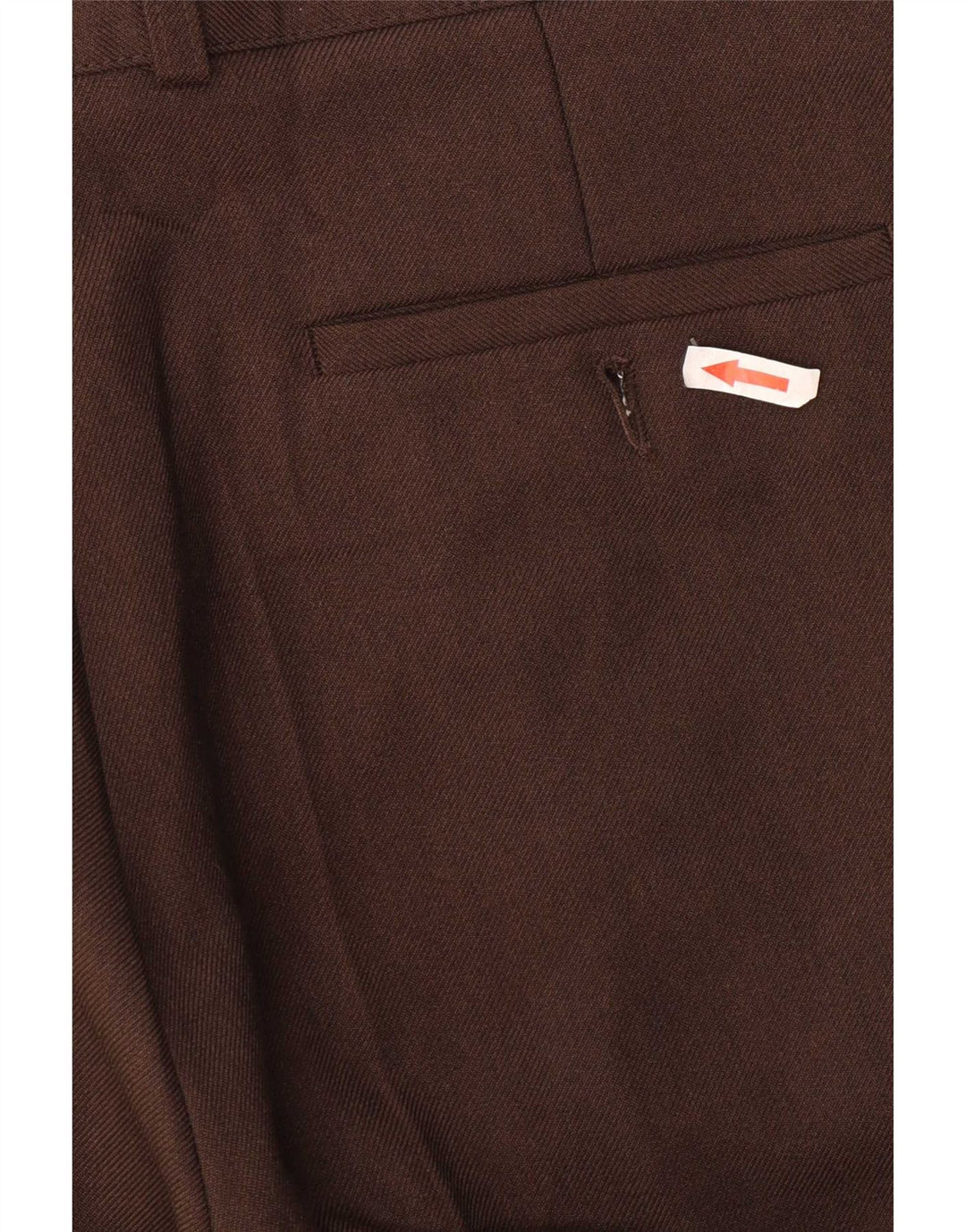 Marks & Spencer Straight Casual bukser til mænd W32 L26 brun polyester