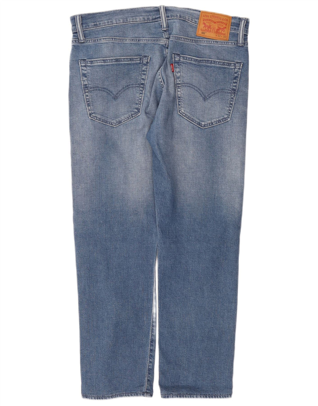 Levi's Herre 502 tilspidsede jeans W32 L28 blå bomuld