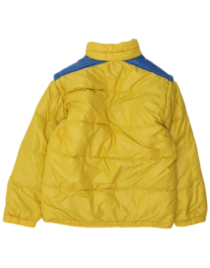 Trissi Herre polstret jakke IT 50 Stor Gul Colourblock Nylon