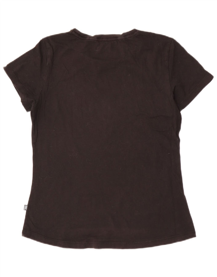Puma Grafisk T-Shirt Top UK 12 Medium Sort