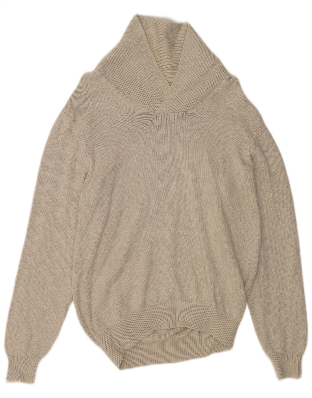 MARKS & SPENCER Herre sjalhalstrøjetrøje UK 41/43 Large Grey
