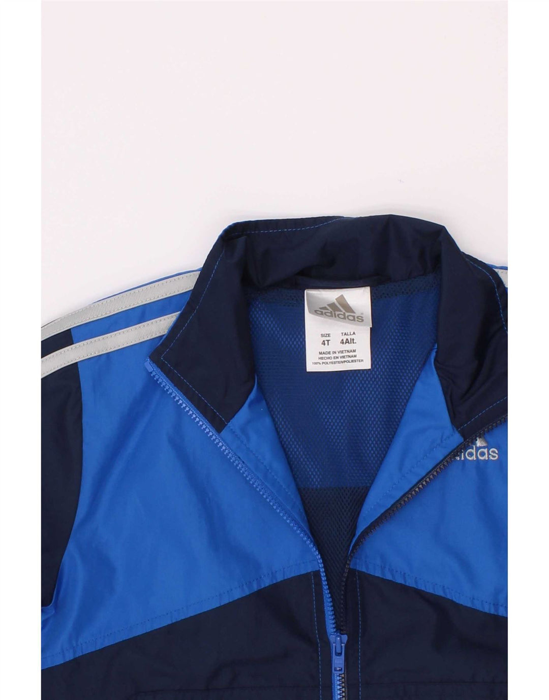 Adidas Træningsdragt Topjakke til drenge 3-4 år Navy Blue Colourblock Polyester