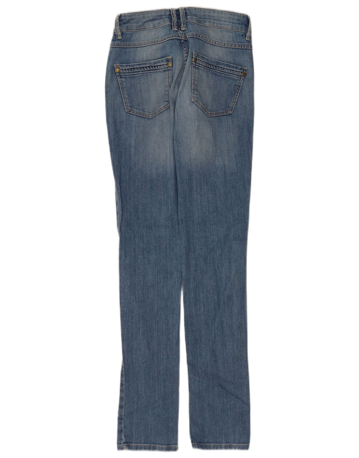 Massimo Dutti Dame Slim Jeans W26 L32 Blå Bomuld