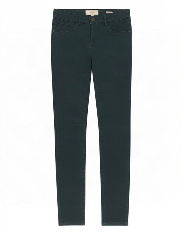 Fat Face Dame Jegging Jeans UK 8 Small W27 L29 Grøn bomuld