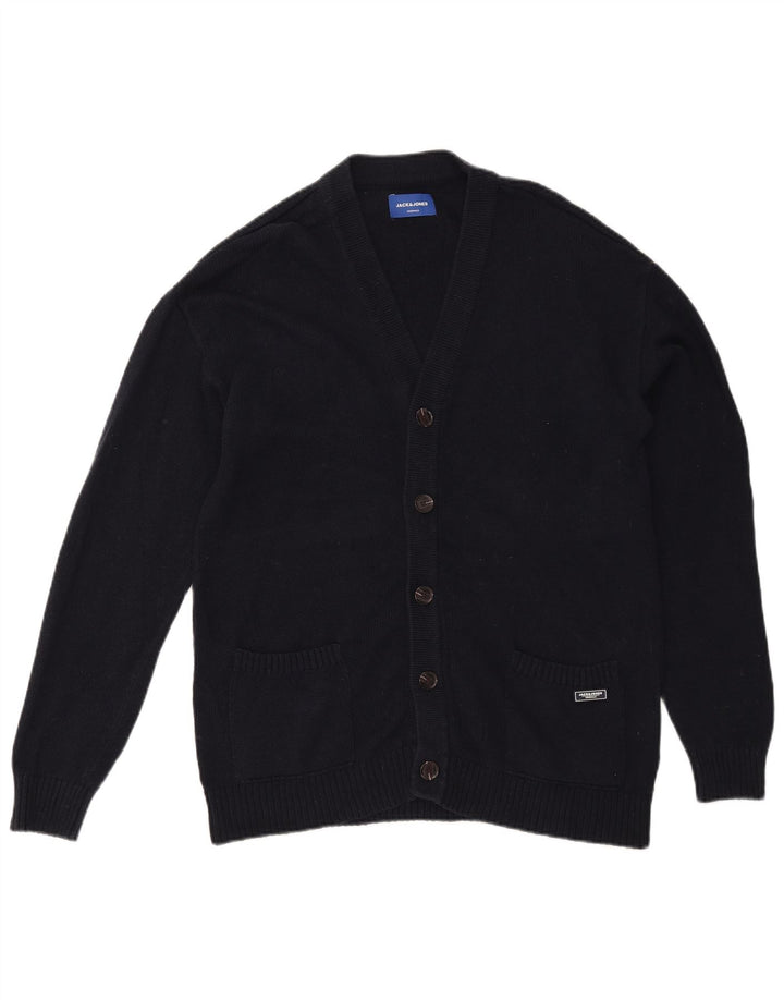 Jack & Jones herre cardigan sweater Medium marineblå bomuld