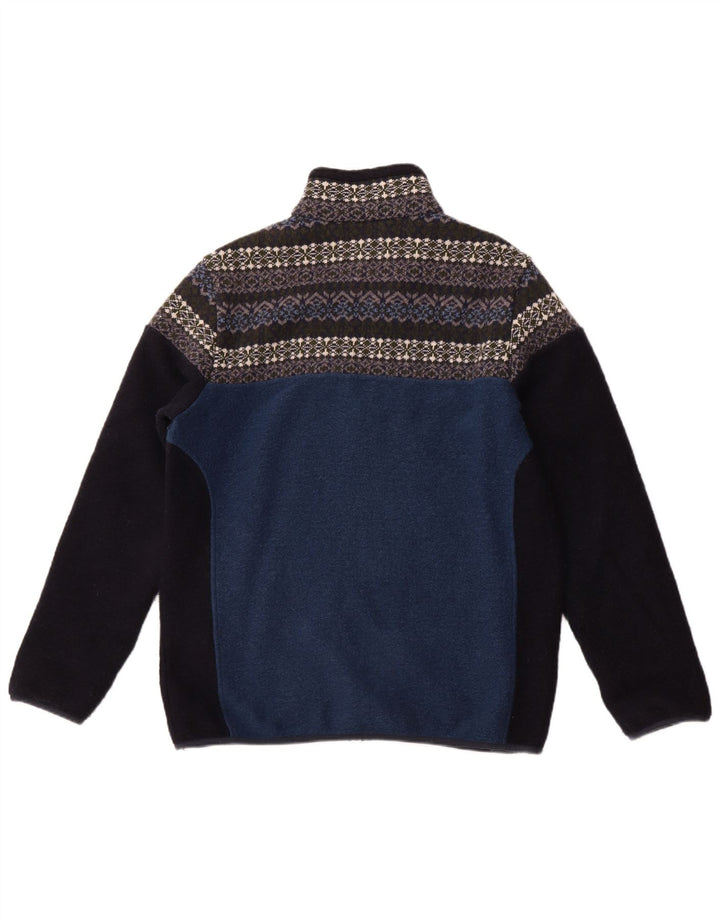 CMP Fleecejakke til mænd EU 54 2XL Blå Colourblock Polyester