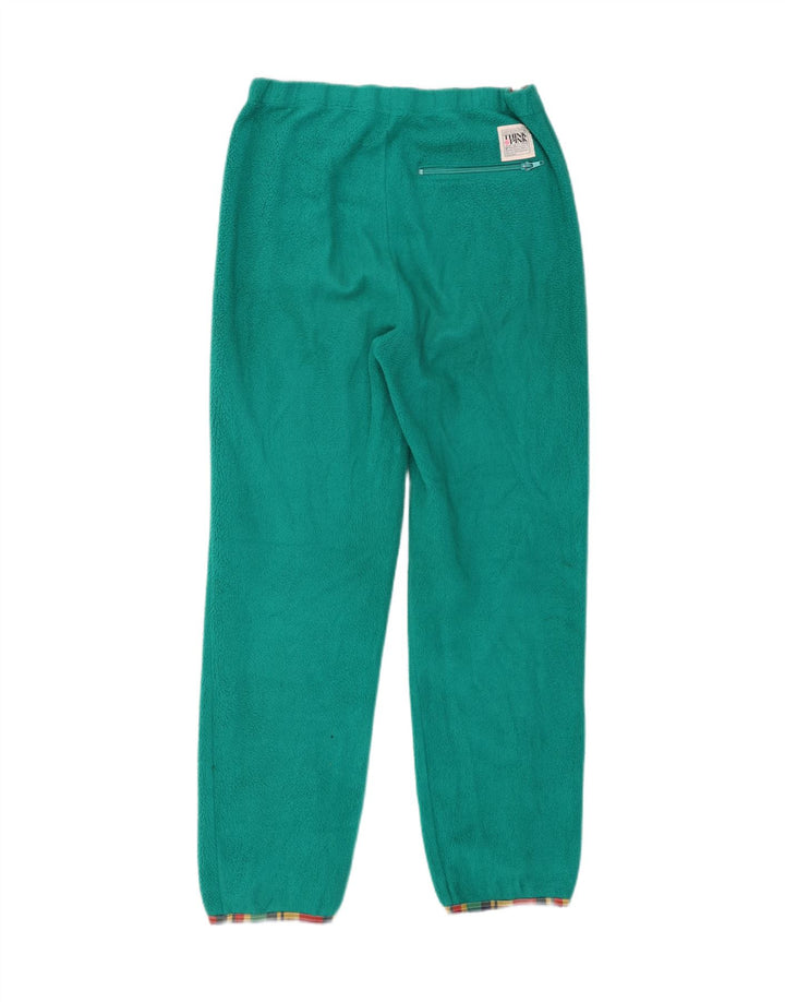 TÆNK PINK Dame Fleece hel træningsdragt IT 42 Medium Green Colourblock