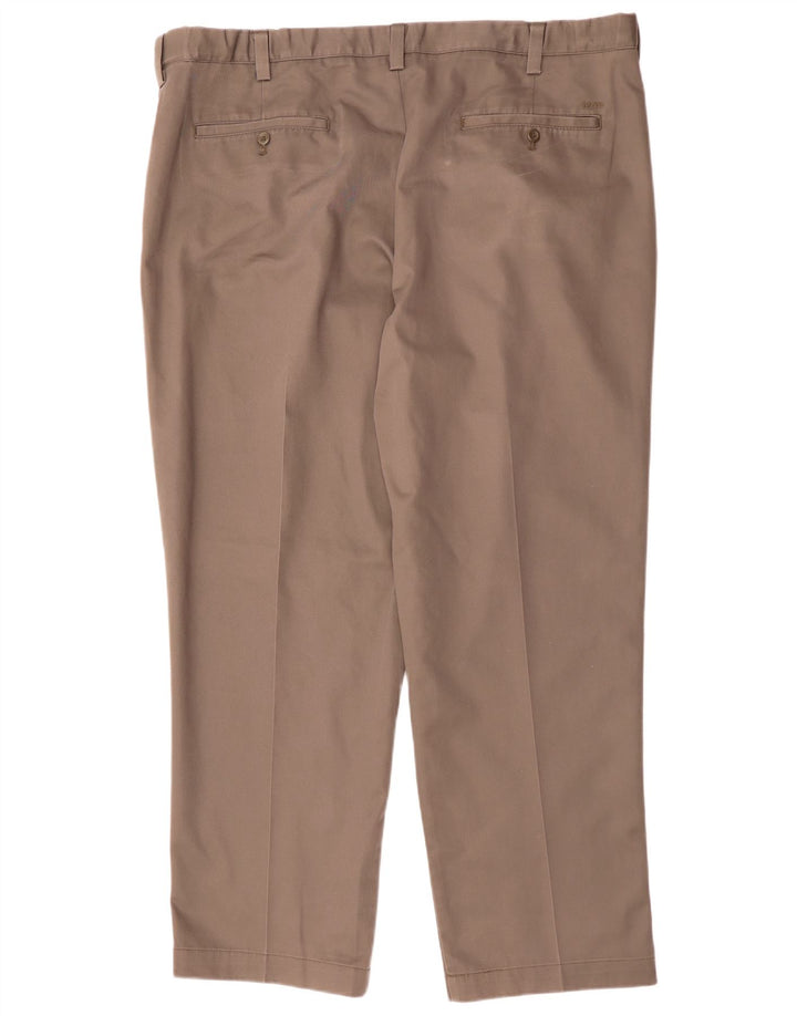 IZOD Herre Pegged Chino Bukser W46 L32 Beige Bomuld