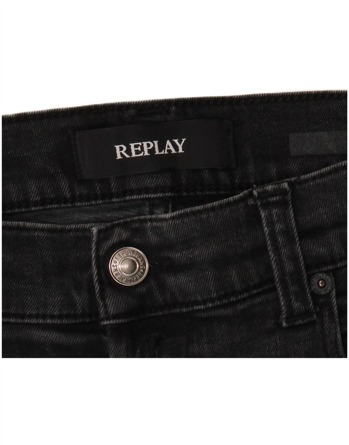 Replay Dame Straight Jeans W32 L28 Grå