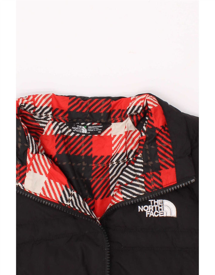 The North Face Boys polstret jakke 7-8 år Lille sort polyester
