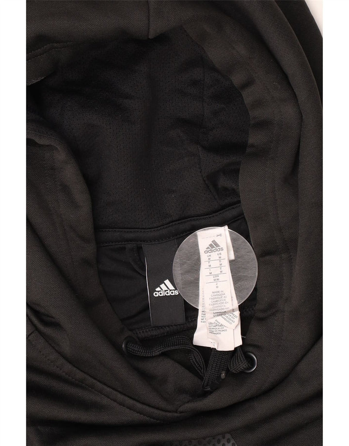 Adidas Grafisk hættetrøje til mænd mellem sort polyester