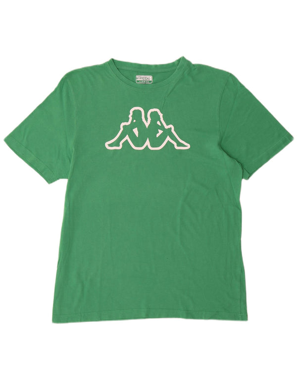 Kappa Mens Graphic T-Shirt Top Large Green