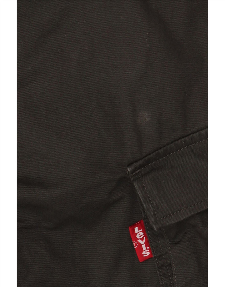 Levi's Herre Slim Fit Cargo Bukser W30 L30 Sort Bomuld