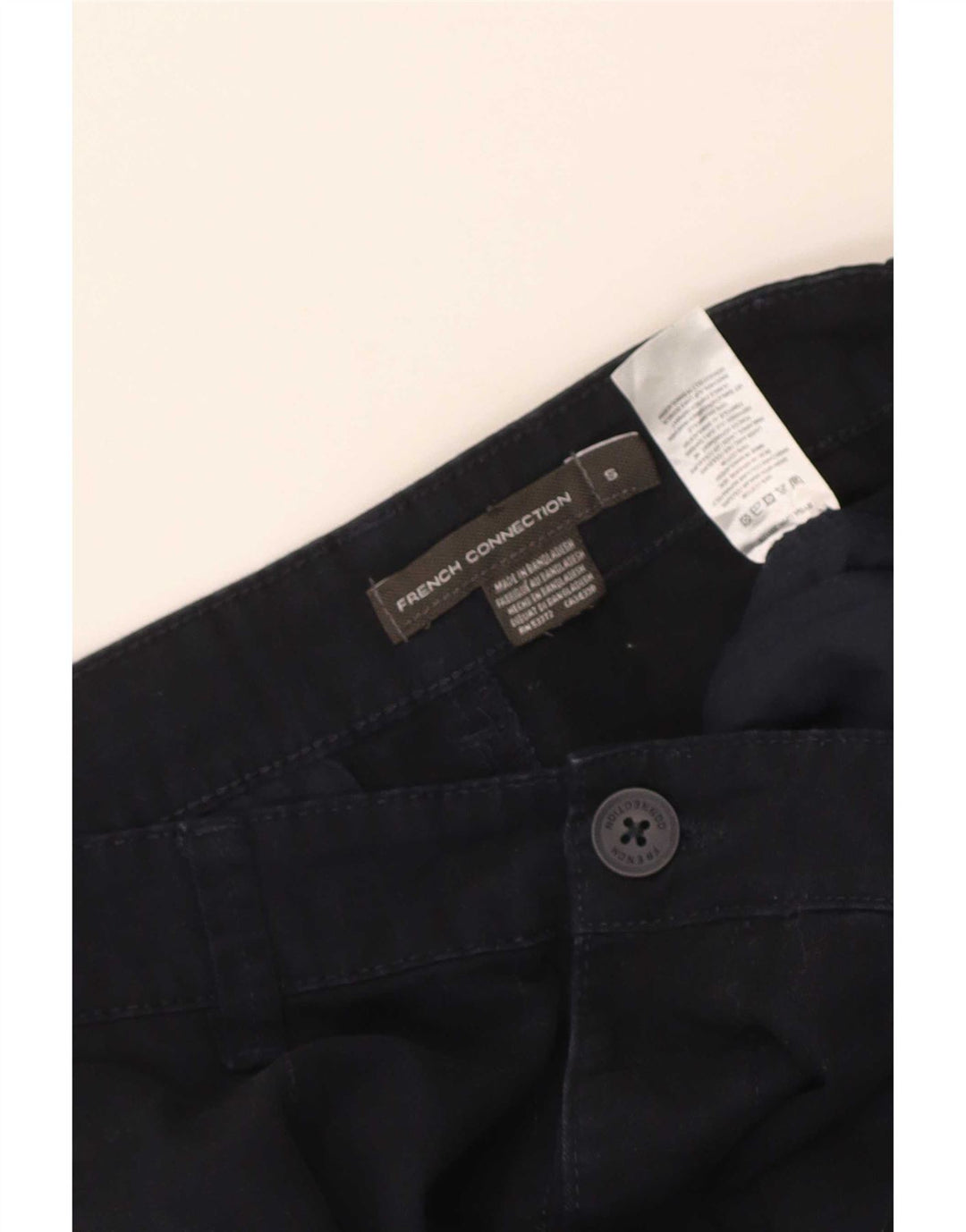 French Connection Straight Cargo bukser til mænd Small W32 L30 Navy Blue