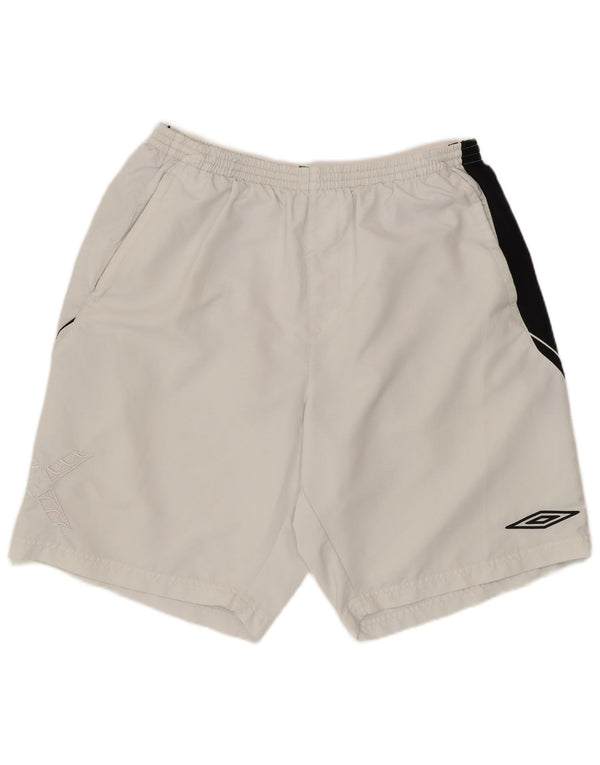Umbro Mens Sport Shorts 2XL White Colourblock