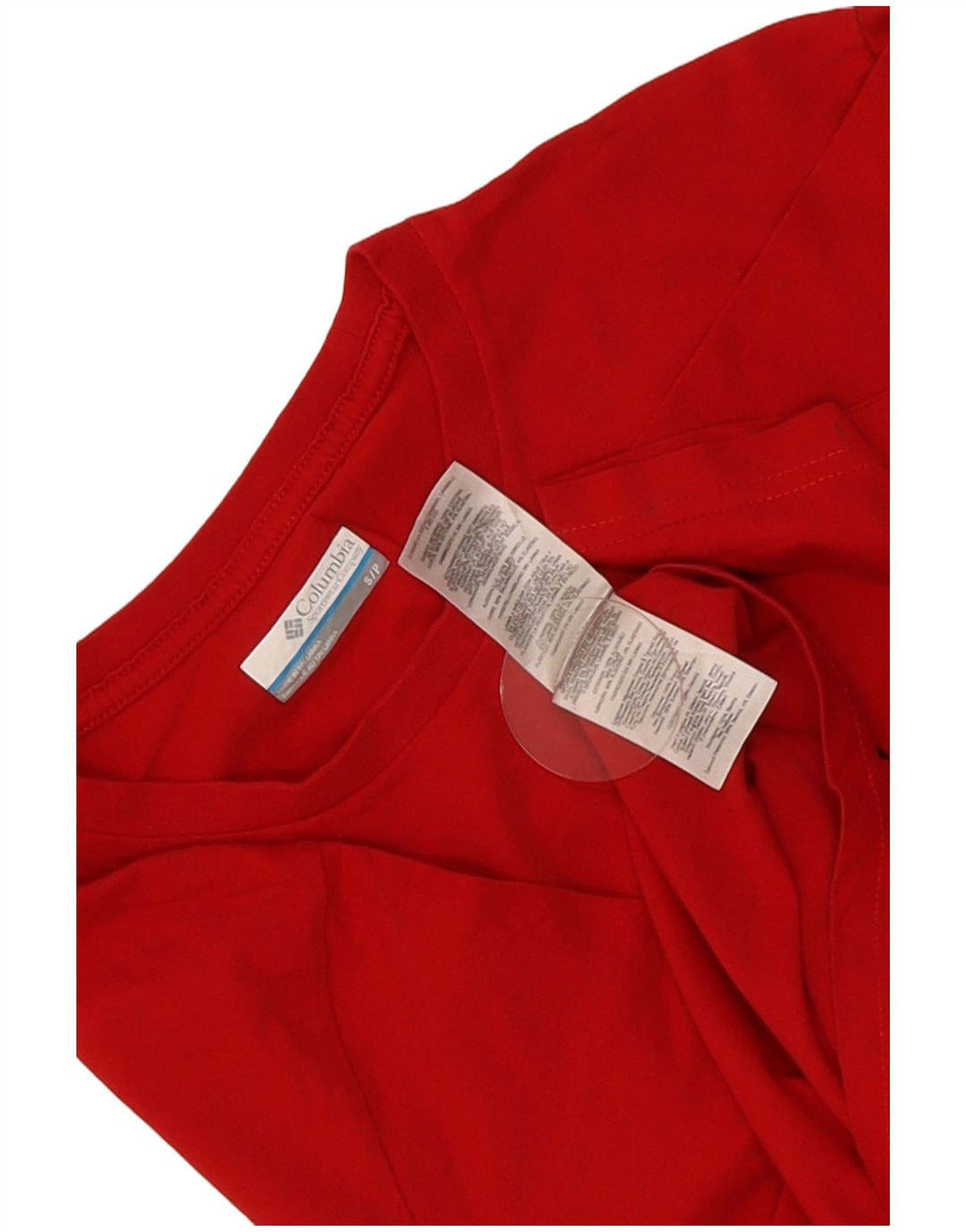 Columbia Herre grafisk T-shirt top lille rød bomuld