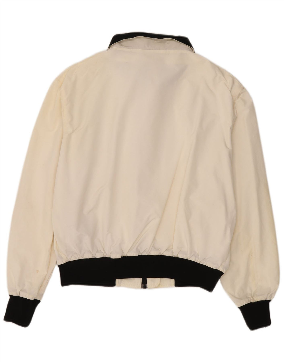 Refrigiwear Herre Bomber Jacket UK 42 XL Off White Colourblock Nylon
