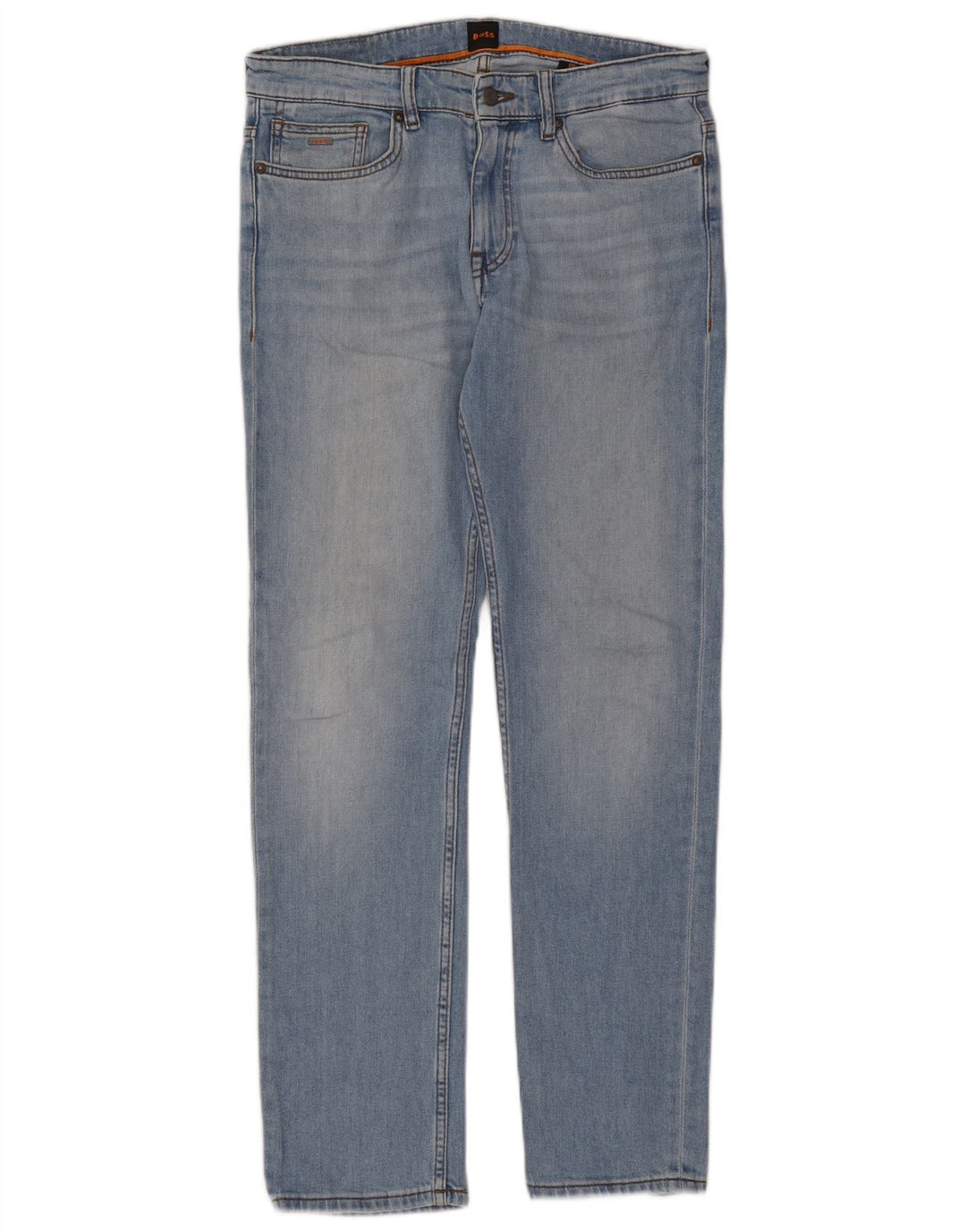 Hugo Boss Herre Slim Jeans W30 L32 Blå Bomuld