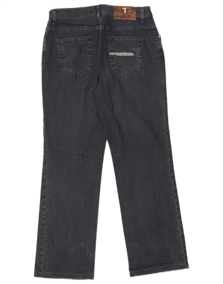 Trussardi lige jeans til kvinder W29 L28 Marineblå bomuld