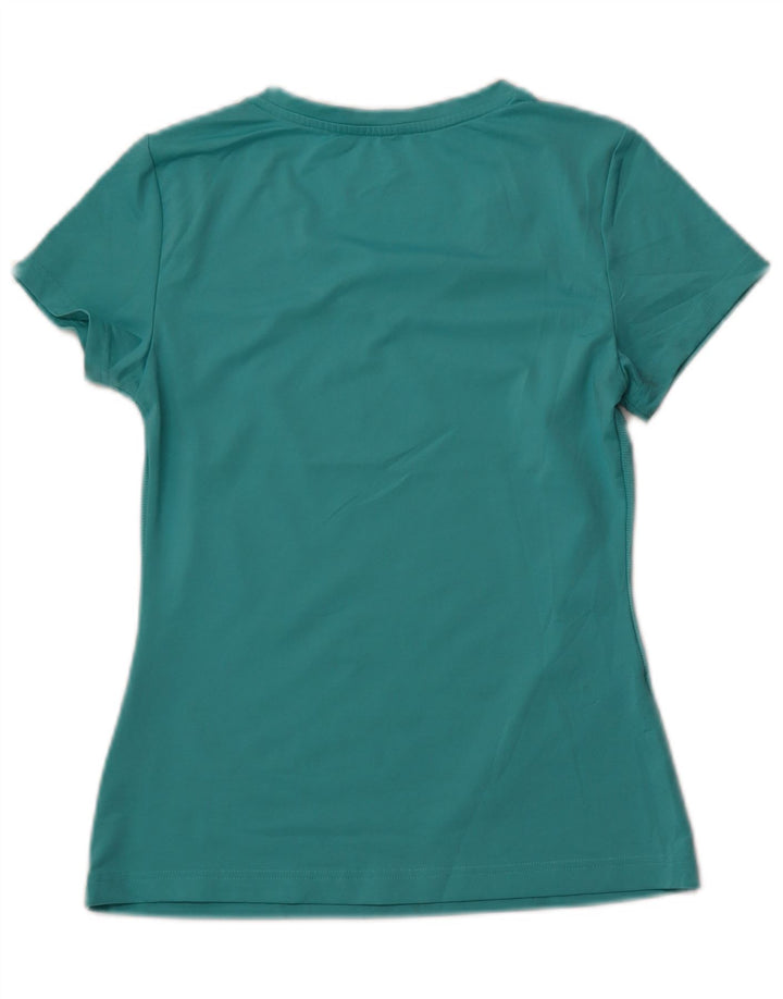 FILA T-shirt top til kvinder DK 8 Lille turkis polyester