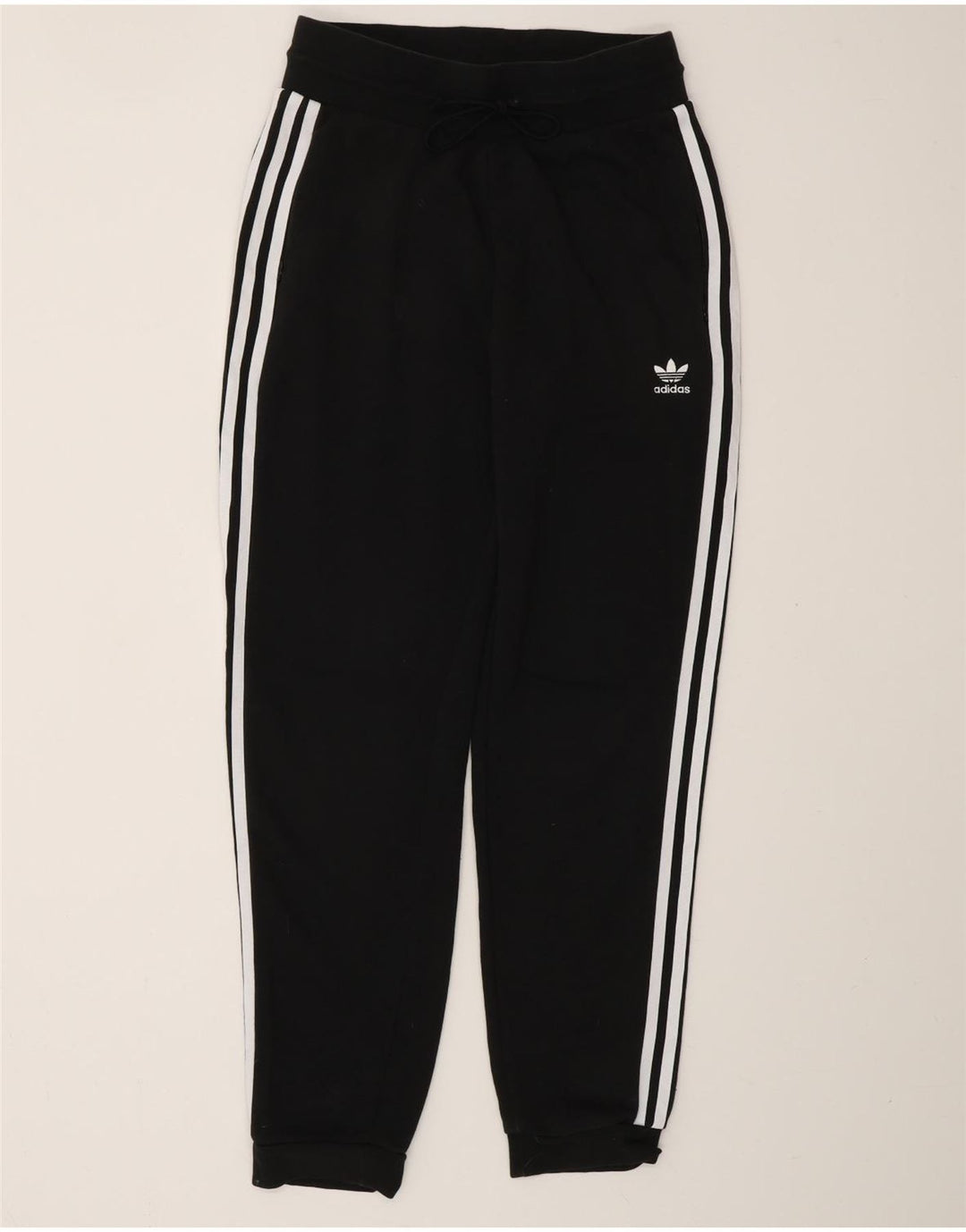 ADIDAS træningsdragt til kvinder Joggers UK 10 Small Black Bomuld
