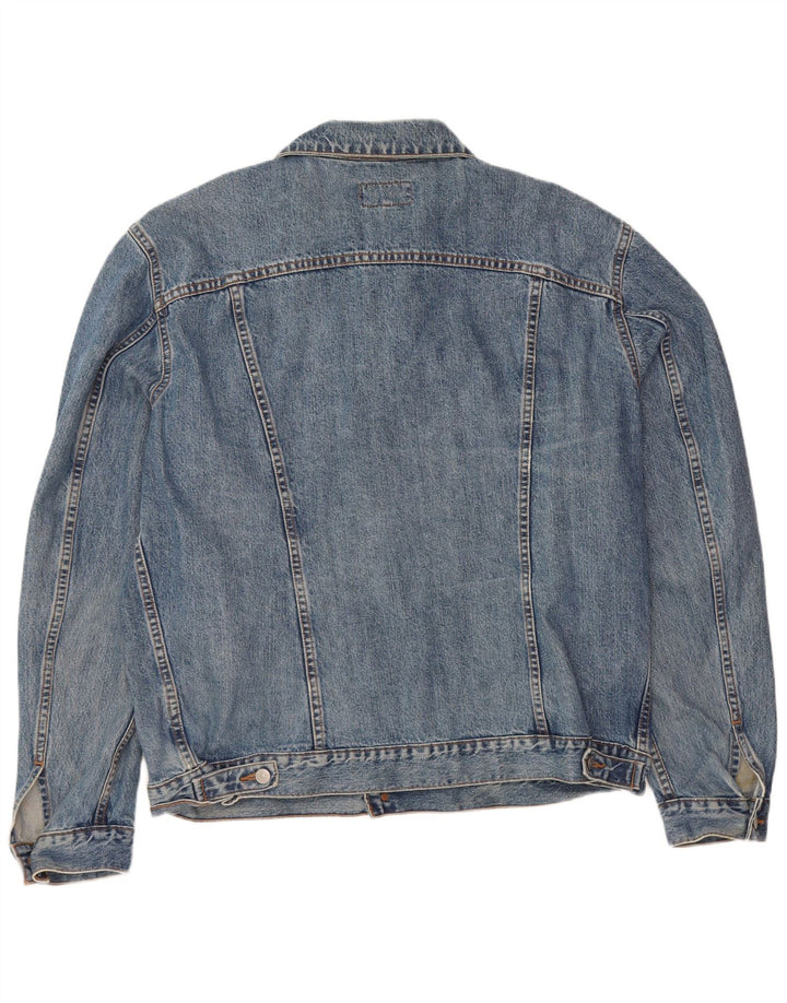 Carrera Herre denimjakke UK 44 2XL Blå Bomuld