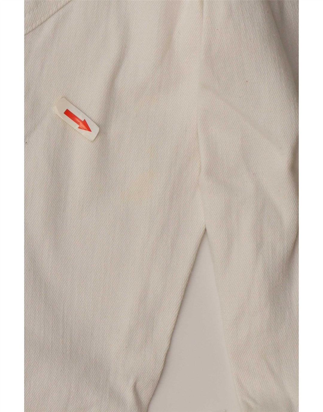 Zara Mens Distressed Slim Jeans EU 38 Small W30 L27 White Bomuld