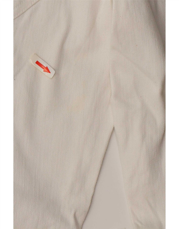 Zara Mens Distressed Slim Jeans EU 38 Small W30 L27 White Bomuld