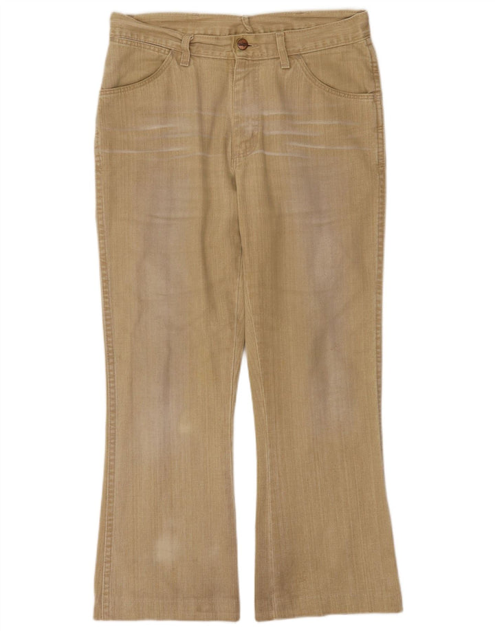 Wrangler Herre Bootcut Jeans W31 L27 Beige Bomuld