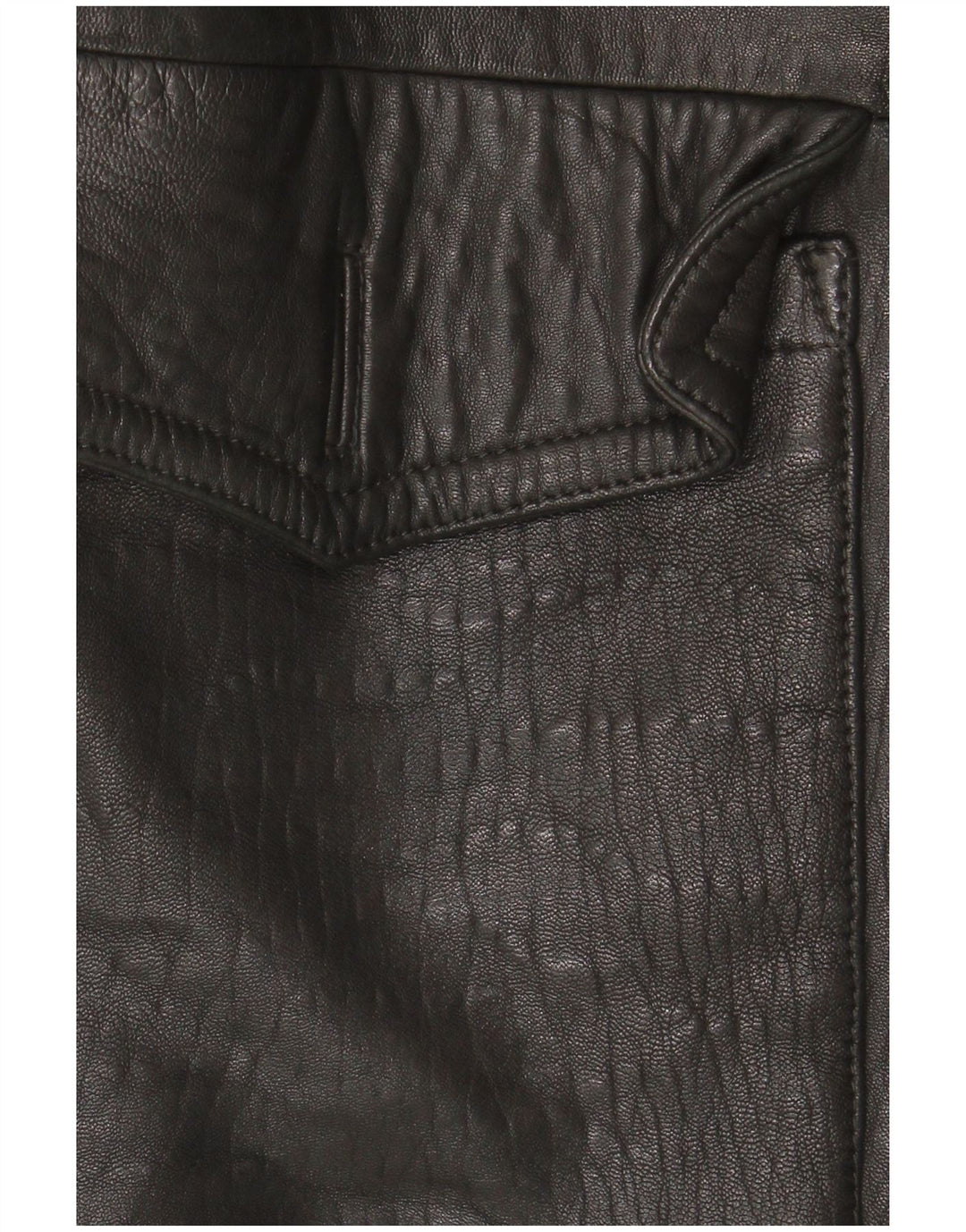 Henry Cottons Dame Oversized Læderjakke IT 42 Medium Sort Læder