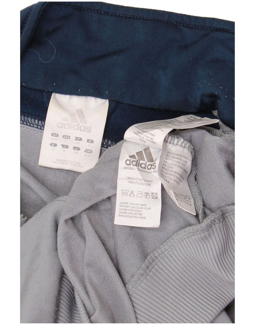 Adidas Træningsdragt til mænd Top jakke UK 44/46 Large Grå Colourblock Polyester