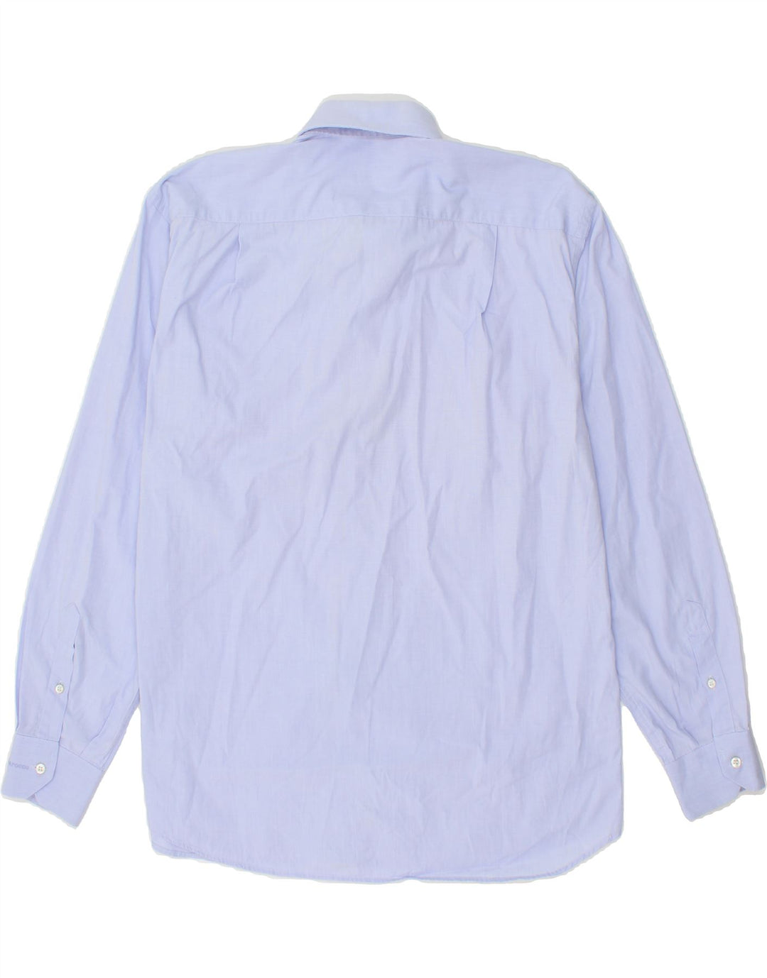 ROCCOBAROCCO Mens Shirt Size 41 16 Large Blue Cotton Vintage Roccobarocco and Second-Hand Roccobarocco from Messina Hembry 