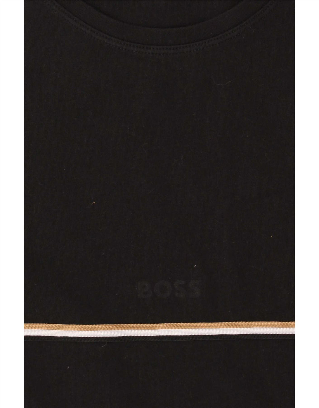 Hugo Boss Herre T-Shirt Top Medium Sort Bomuld