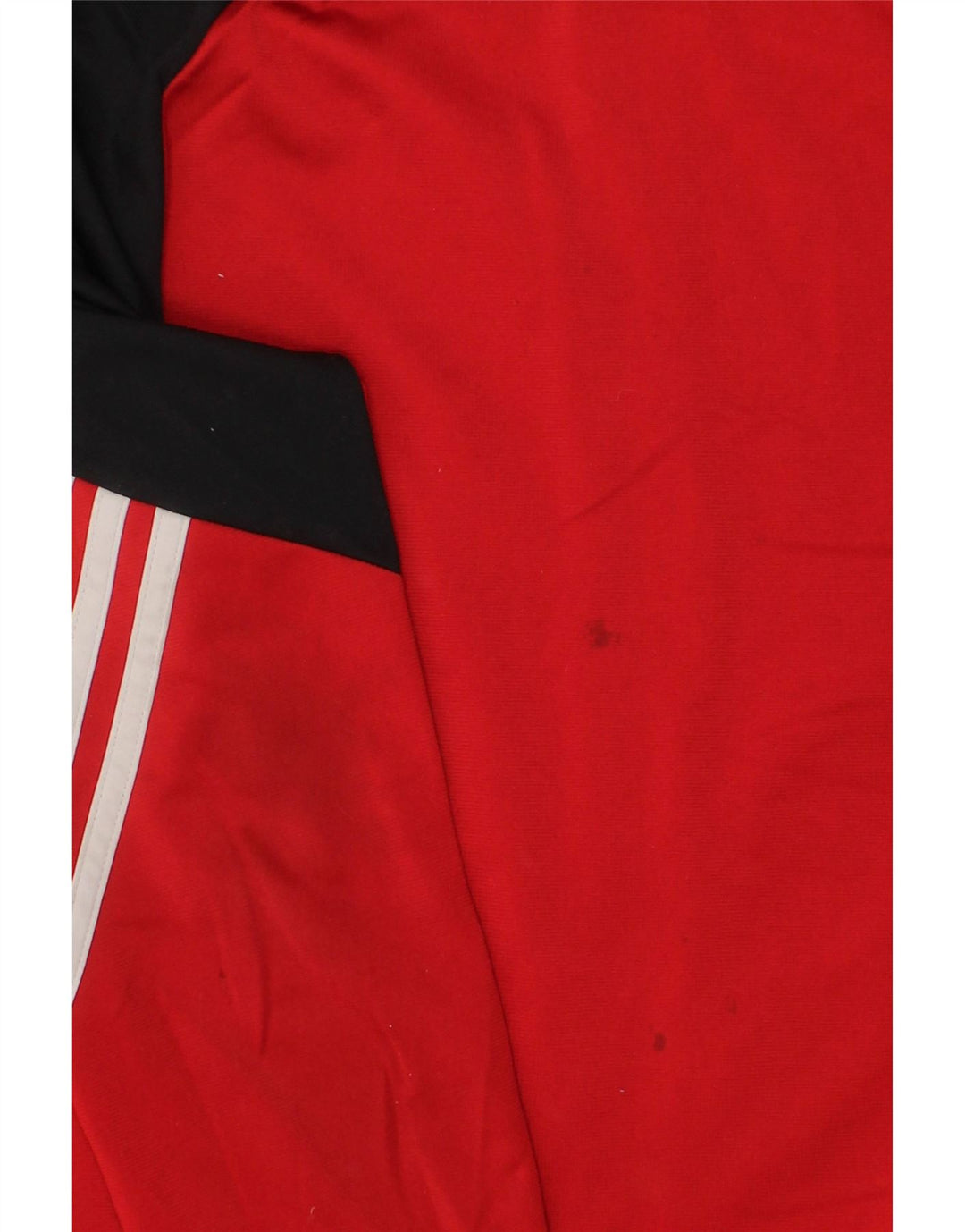 ADIDAS Boys Tracksuit Top Jacket 13-14 Years XL  Red Colourblock Polyester Vintage Adidas and Second-Hand Adidas from Messina Hembry 
