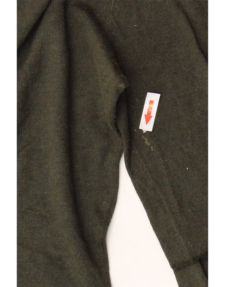 Massimo Dutti Dame V-hals sweater UK 12 Medium Green