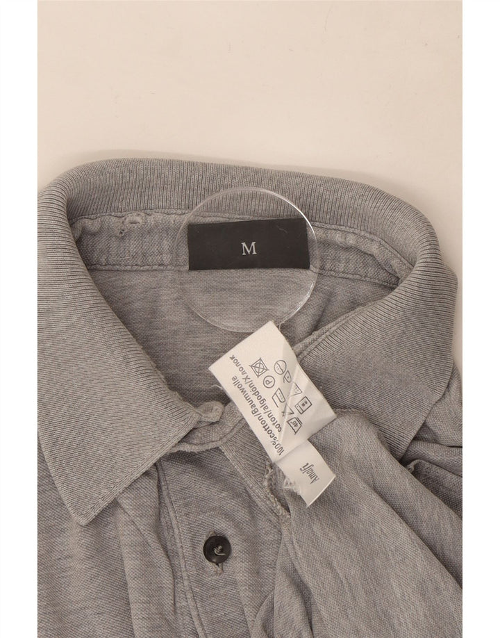 Hugo Boss Herre poloshirt Medium Grey Flecked Bomuld